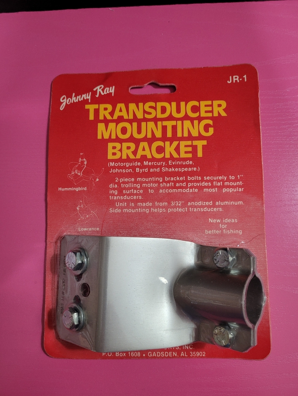 Johnny Ray Transducer Mounting Bracket  JR-1 (0631)